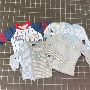 Set of 4- 0-3 month onesies